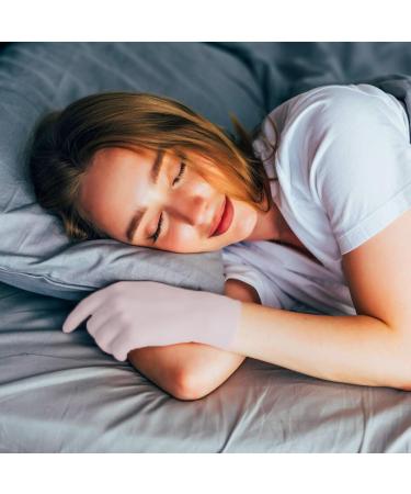 Silicone Moisturizing Gloves Reusable Hand Care Gloves Spa Gel Hydrating Gloves for Women Men Repairing Dry Cracked Softening Rough Skins Calluses (1Pair-White) - Buy Online on GoSupps.com