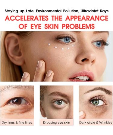Aging Anti Wrinkle Eye Cream Eye Cream for Dark Circles and Puffy Eyes Retinol Serum Moisturising Under Eye Cream Reduce Fine Lines - Buy Online on GoSupps.com