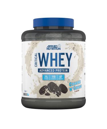 Applied Nutrition Critical Whey Protein Powder 2kg - High Protein Powder Protein Milkshake Muscle Building Supplement with BCAAs & Glutamine (2kg - 67 Servings) (Cookies N Cream) Cookies N Cream 2 kg (Pack of 1) - Buy Online on GoSupps.com