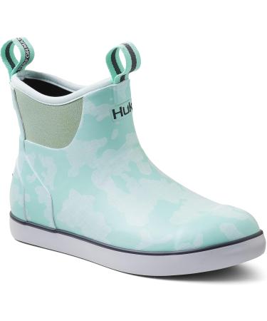 HUK Women's Rogue Wave Shoe | High-Performance Fishing & Deck Boot | Size 9 Camo - Beach Glass - Buy Online on GoSupps.com