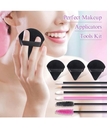 Eco-Friendly 248 Pc Disposable Makeup Applicator Kit with Triangle Puffs, Mascara Wands, Lip Applicators, Eyeliner Brushes - White | Ideal for Makeup Artists - Buy Online on GoSupps.com