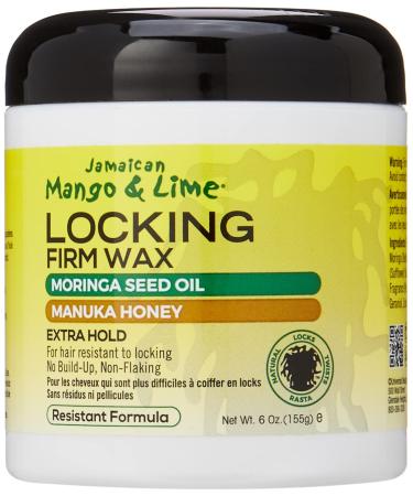 Jamaican Mango & Lime Locking Firm Hair Wax 6 oz 6 Ounce (Pack of 1)