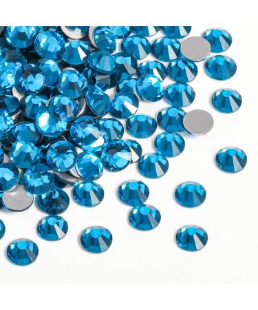 Beadsland 1440 Flat Back Rhinestones - Blue Indicolite SS3 Nail Crystals for DIY Nail Art | High Quality Craft Supplies - Buy Online on GoSupps.com