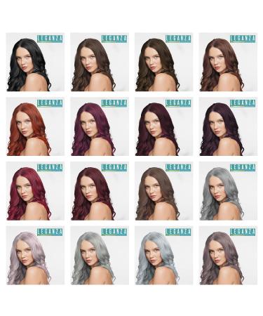 Leganza Aubergine Coloring Conditioner - Ammonia and Paraben Free with 7 Natural Oils - Buy Online on GoSupps.com