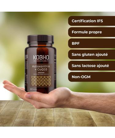 Astaxanthin Astapure | Natural Antioxidant Properties CoQ10 Extra Virgin Olive Oil | Benefits for Skin Sight and Heart - Buy Online on GoSupps.com