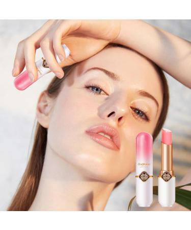 Moisturizing Lip Balm | Color Changing Lip Gloss Balm Lip Care Moisturizer Peach Flavor | Nourishing & Long Lasting Repairing Balm for Chapped Dry & Neamou Lips - Buy Online on GoSupps.com