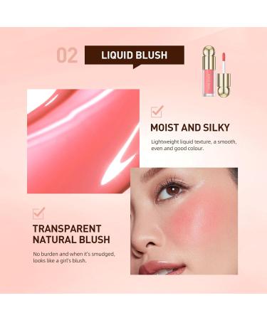 Makeup Blush | Soft-Tweezer Liquid Blush - Multi-Use Lipstick Set Waterproof Breathable Smudge-Proof Dewy Finish Makeup for All Jingan - Buy Online on GoSupps.com