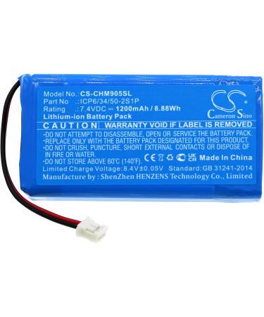 PRUVA Battery for Chord MOJO Headphone Amplifier - 1200mAh Compatible Replacement (P/N: ICP6/34/50-2S1P) | International Shipping Available - Buy Online on GoSupps.com