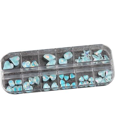 12 Grids Fashion Crystal Nail Art Jewelry Charms Crystal 3D Rhinestones DIY Nail Rhinestones Nail Decoration Nail Art Supplies Crystal Stones Crystal Nail Art Nail Art Jewels - Buy Online on GoSupps.com