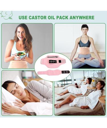 Buy Bio-Rizinus Oil Pack - Washable Castor Oil Compress Set with Adjustable Band for Detox & Pain Relief - Ideal for Knees Waist and Liver - International Shipping Available - Buy Online on GoSupps.com