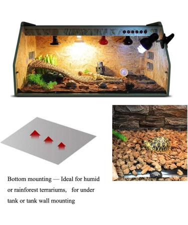 KABASI 2PCS Reptile Heating Mat 7W 11x5.9 inch Waterproof Reptile Heat Pad Under Tank Terrarium with Temperature Control Safety Adjustable Reptile Heat Mat for Turtle Tortoise Snakes Lizard 2pcs - 7w - 11 X 5.9 in - Buy Online on GoSupps.com