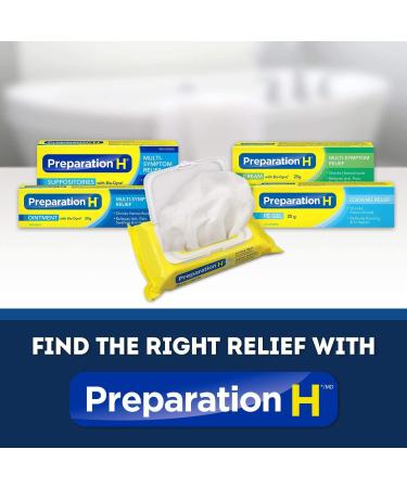 Preparation H 48 Wipes - Relief for Hemorrhoid Symptoms | [Brand Name] - Buy Online on GoSupps.com