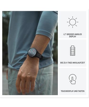 Garmin Forerunner 165 - Light GPS Smartwatch with AMOLED Touchscreen Training Recommendations & Health Tracking | Slate Gray - Buy Online on GoSupps.com