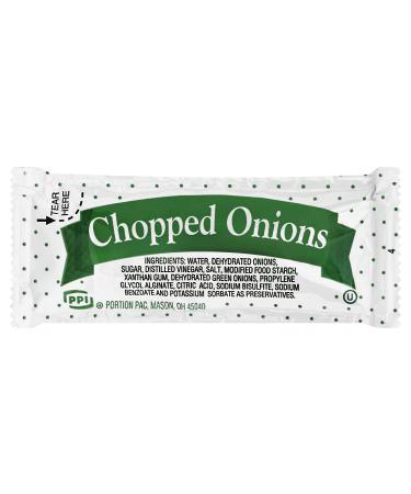 Chopped Onion Portion Packs - 0.32oz Single Serves (Pack of 200) | Convenient and Ready-to-Use - Buy Online on GoSupps.com