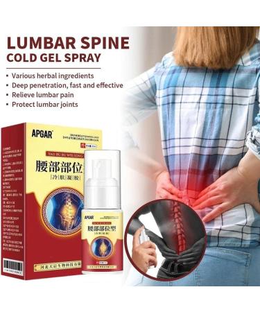 30ml Lumbar Spine & Knee Joint Pain Relief Spray - Herbal Cold Gel Compression for Cervical Spine - 2PCS International Shipping - Buy Online on GoSupps.com