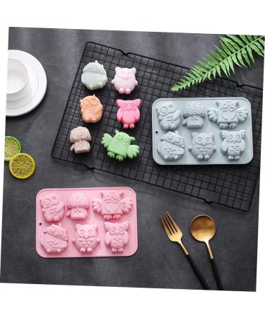 Alipis 4 Pcs Baking Cake Mold Cookie Molds Cake Baking Mold Owl Cake Mold Owl Candy Cupcake 19.9x13.8cmx2pcs Pinkx2pcs - Buy Online on GoSupps.com