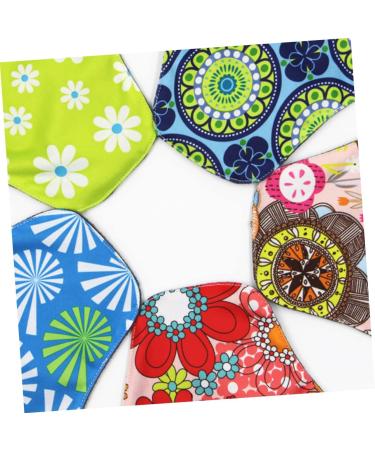5 Pack Reusable Bamboo Charcoal Menstrual Cloth Pads - Washable & Portable - Buy Online on GoSupps.com