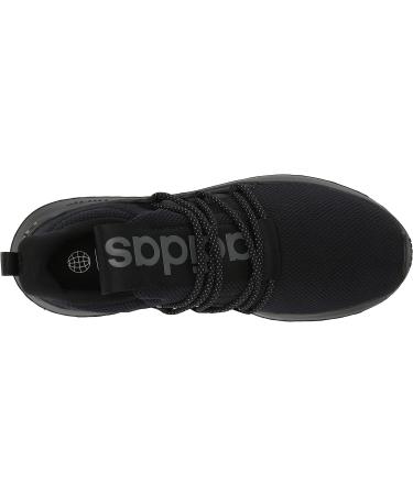 adidas Men's Lite Racer Adapt 5.0 Running Shoe - Size 10 - Black/Black/Grey - Buy Online on GoSupps.com