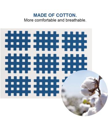 Cruciate Ligament Kinesiology Stickers - 20 Piece Set for Sports Therapy Acupuncture & Pain Relief - Dark Blue - Buy Online on GoSupps.com