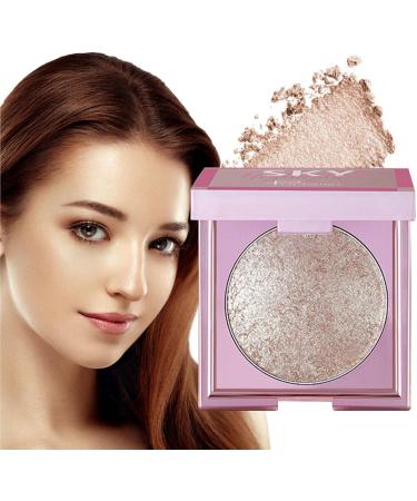 Highlighter Powder 8g Ultra Fine Girls Highlighting Makeup Powder Long Lasting Highlighting Cosmetics for Face Brow Lips Girls Makeup for All Skin Types - Buy Online on GoSupps.com