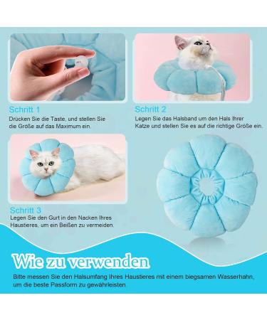 Buy Hylyun Adjustable Halsrause Cat Collar Soft Sunflower Design for Recovery | Ideal for Cats & Small Dogs After Surgery - Buy Online on GoSupps.com