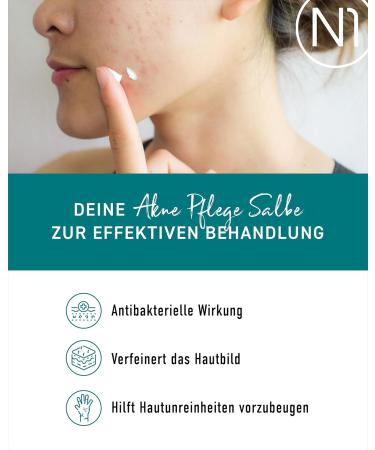 Pharmedix N1 Acne care ointment 30 ml tinted pimple cream antibacterial refines the skin image also for sensitive skin acne cream face and acne - Buy Online on GoSupps.com