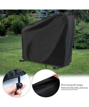 Rilime Exercise Bike Cover - Waterproof Upright Cycling Protective Stationary Bicycle Cover for Indoor & Outdoor Fitness - Black - Buy Online on GoSupps.com