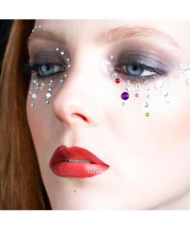 SWYSGS 5 Sheets Rhinestone Stickers Acrylic Crystal Gems Stickers for Clothes Face Eyes Children Jewellery Crafts Stickers Gems Ladies Mom Girls Kids - Buy Online on GoSupps.com