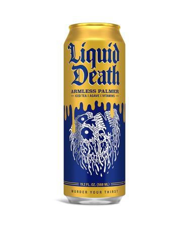 Liquid Death Iced Black Tea Armless Palmer 19.2 oz King Size Cans (8-Pack) - Buy Online on GoSupps.com
