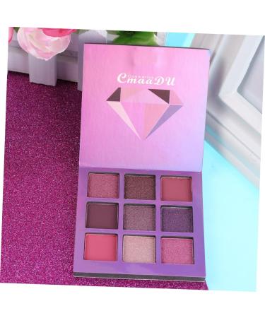 Angoily 2pcs 9 Makeup Palette Eye Shadow Metallic Color 1 count (Pack of 1) Purplex2pcs - Buy Online on GoSupps.com
