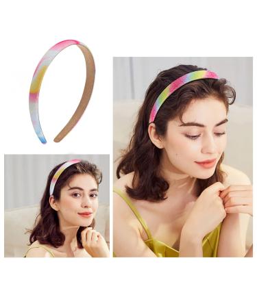 Shop Nenjindz Rainbow Heart Sequins Headbands - 8 Glittery Alice Bands for Girls - Perfect Kids Accessories Worldwide - Buy Online on GoSupps.com