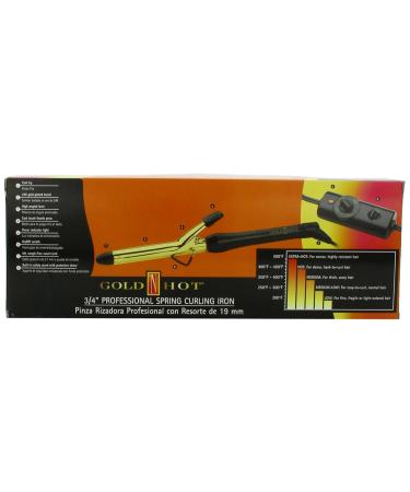Buy Gold N Hot Professional 3/4 Inch Spring-Grip Curling Iron - Best International Shipping & Styling Tool - Buy Online on GoSupps.com