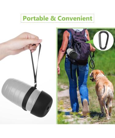 Pecute Portable Dog Drinking Bottle - 650ml Silicone Water Bottle with Foldable Bowl | Travel-Ready Pet Hydration Solution - Buy Online on GoSupps.com