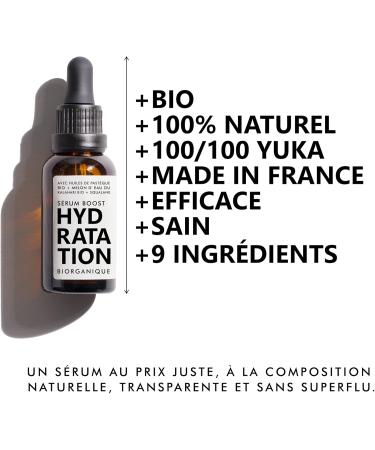 BOOST HYDRATION Face Serum | 100% natural | With Organic Kalahari Watermelon Oils + Organic Jojoba + Pomegranate Flower Extract | Protects/repairs the hydrolipidic film + Nourishes the skin. 30ml - Buy Online on GoSupps.com