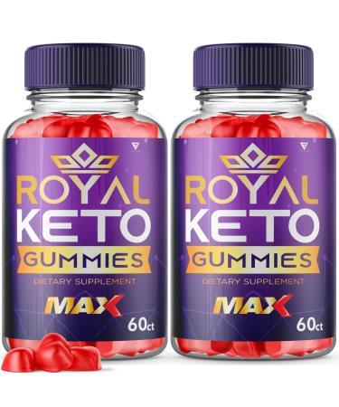 (2 Pack) Royal Keto Gummies Weight Loss Shark ACV Tank Oprah Winfrey - Royal Keto ACV Belly Diet RoyalKeto Keto+ACV AVC Acc Apple Cider Vinegar Supplement Women Men Beetroot Folate (120 Gummies) 30.0 Servings (Pack of 1)