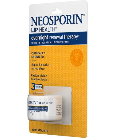 Neosporin Lip Health Overnight Therapy - 2 Pack, Nourish & Repair Dry, Chapped Lips - Buy Online on GoSupps.com