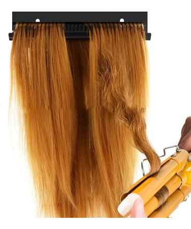 Hair Extension Holder Acrylic Lightweight Hair Extension Display Braiding Hair Rack for Home Shops Wig Storage (Black) - Buy Online on GoSupps.com