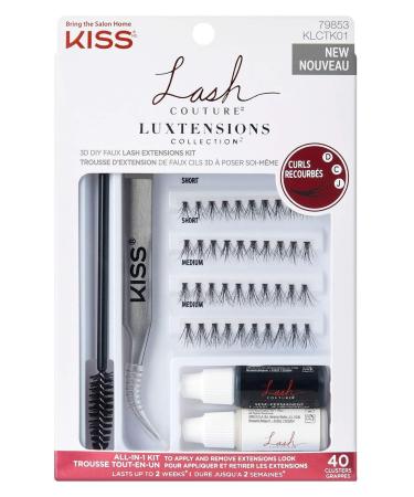 Kiss Lash Couture Luxtensions Faux Lash Extensions Kit (Pack of 2)