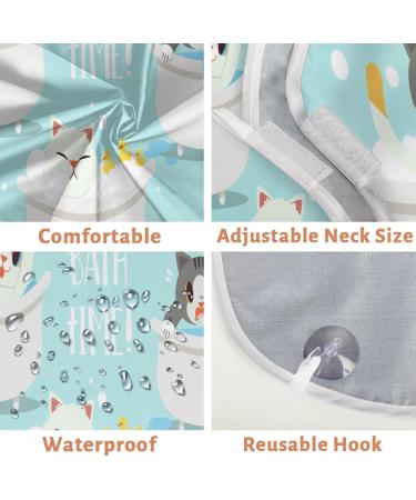 Beard Bib Apron - Non-Stick Waterproof Hair Catcher for Men | Ideal Grooming Cape for Shaving & Trimming Cats - Buy Online on GoSupps.com