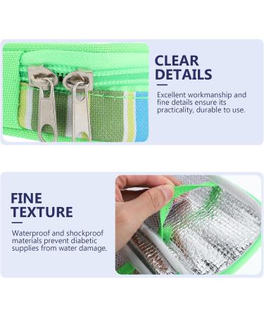 COHEALI Insulin Cooler Bag - Travel Toiletries Organizer for Diabetic Supplies - Green - Buy Online on GoSupps.com