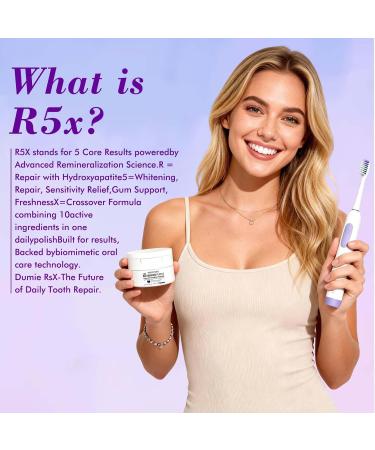 2 PCS Teeth Whitening Powder, Hydroxyapatite Remineralizing Tooth Powder with Niacinamide,R5X Advanced Purple Color Balance Immediate Results, Mint Flavor, 2 * 50 Grams - Buy Online on GoSupps.com