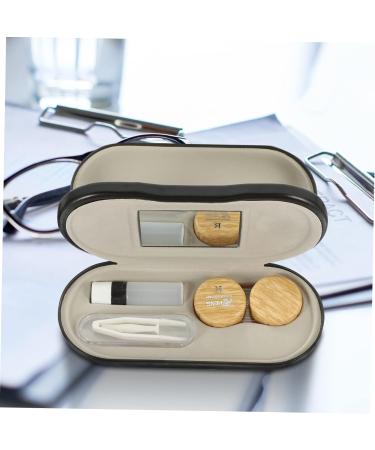 Childweet Double Purpose Portable Glasses Case | PU Leather Storage Box for Sunglasses | Outdoor Glasses Bag (15.8x7.4cm) - Buy Online on GoSupps.com