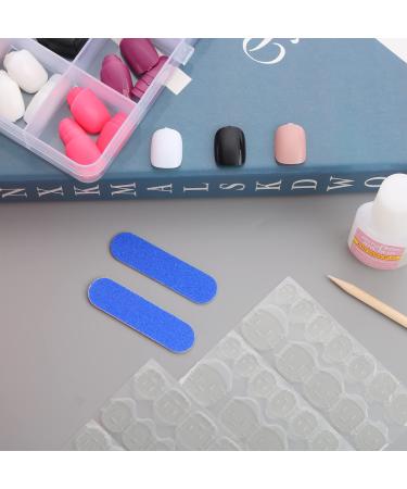 288pcs Short Fake Acrylic Nails Set with Glue - Glossy Full Cover False Nails for Women - 12 Colors Short Stick On Nails - DIY Home Nail Art Kit - Buy Online on GoSupps.com