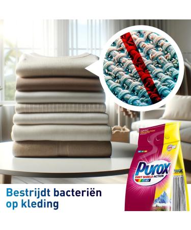PUROX COLOR 5.5 kg Washing Powder - Premium Detergent in Foil Bag for Color Protection - International Shipping Available - Buy Online on GoSupps.com