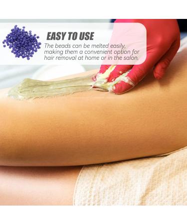 Minkissy 9 Pack Hard Wax Beans for Hair Removal - Face Bikini & Body - Violet Beeswax Wax Pearls - Buy Online on GoSupps.com