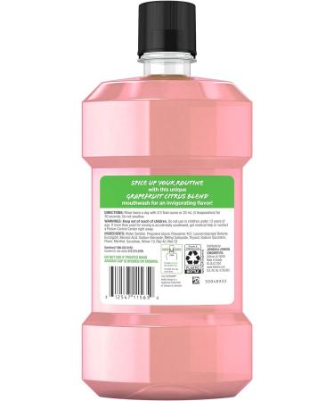 Limited Edition Listerine Zero Alcohol Mouthwash Grapefruit Rose Flavor 500mL (Pack of 2) - Buy Online on GoSupps.com