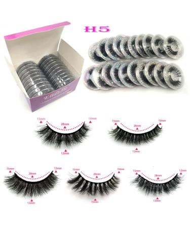 Wholesale 20 Pairs Natural Volume 3D Faux Mink Lashes | H5 - H-5-Blink | International Shipping Available - Buy Online on GoSupps.com