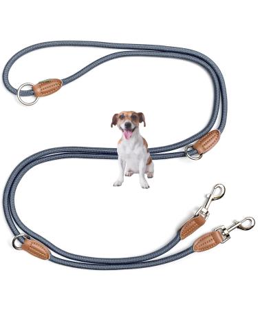Leitengr n dog leash little dogs light |Guide 3M adjustable with 2 carabiners |3 meters long x 0.8 cm |Only 200 g |Devon model |Blue Tamed Blue 3 m x 0.8 cm - Buy Online on GoSupps.com
