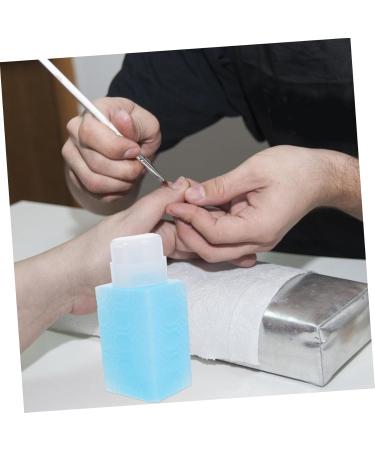 WOFASHPURET Gel Nail Polish Nail Gel Polish Nail Polish Remover Dispenser Pump Dispenser Nail Polish Remover Pump Powder Pump Bottle Alcohol Dispenser Bottle Plastic Travel Manicure 6x5x13cm Blue - Buy Online on GoSupps.com