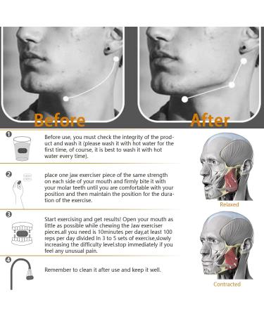 Jawline Exerciser - Jaw Trainer for Men and Women Face Exerciser for Jawline Slimming and Shaping Double Chin Reducer Facial Exercise Tool with Jawline Exerciser Chew and Jawline Massager Red-yellow-blue-green-black - Buy Online on GoSupps.com